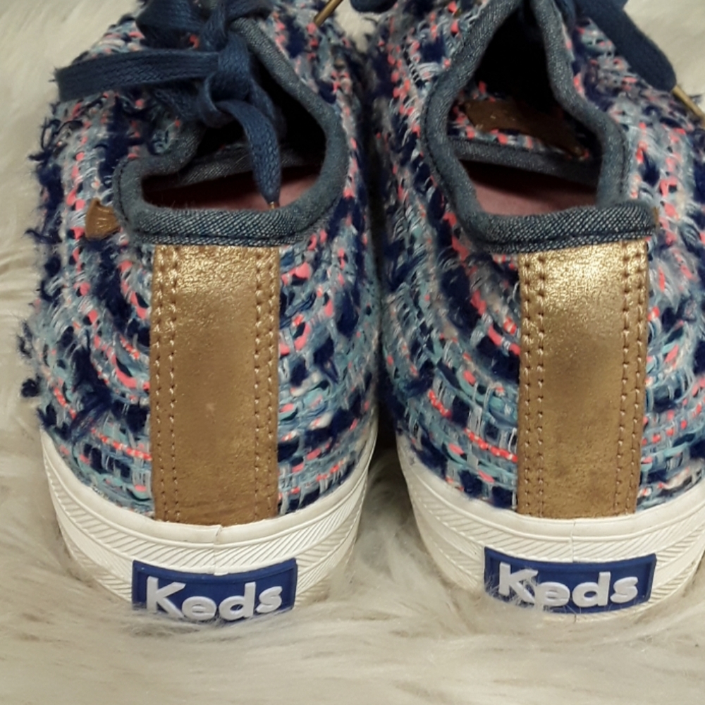 Keds x Malhia Kent triple platform casual snakers. - Picture 3 of 7